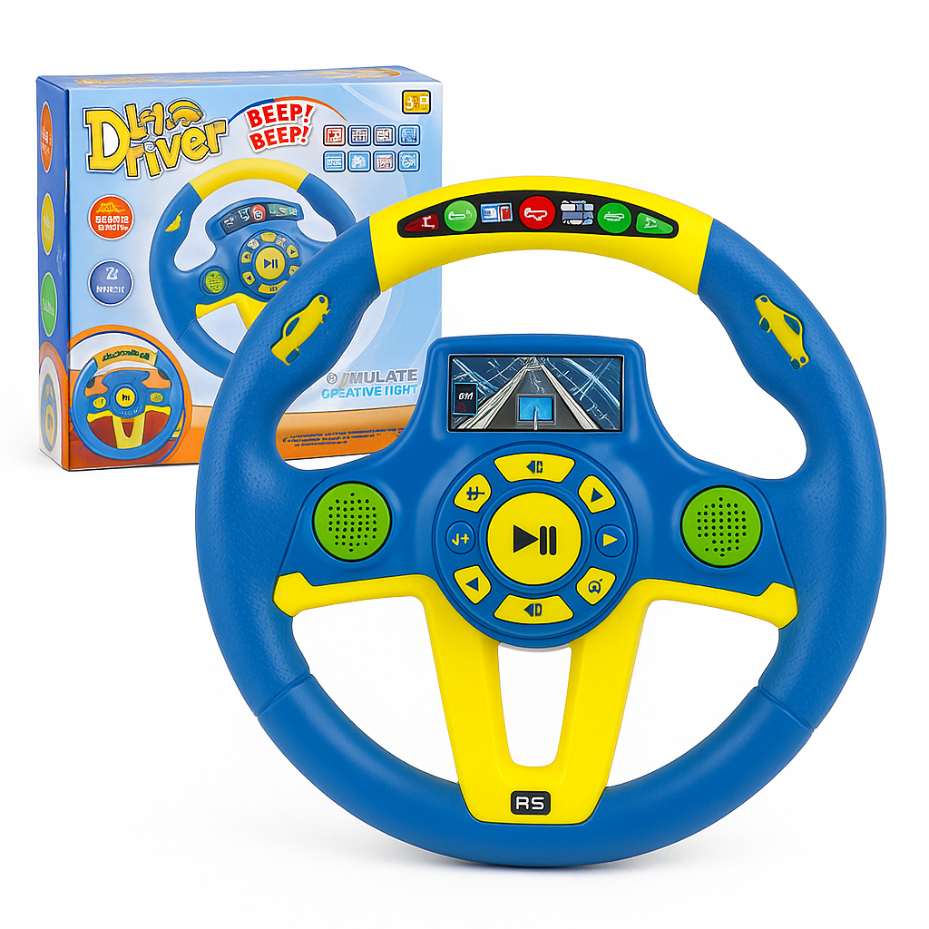 Kids Musical Steering Wheel Toy