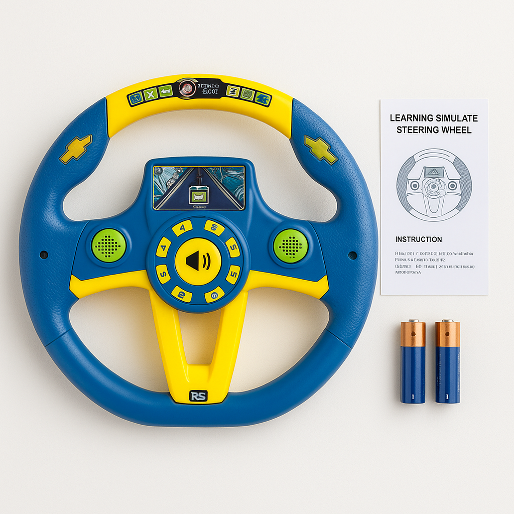 Kids Musical Steering Wheel Toy