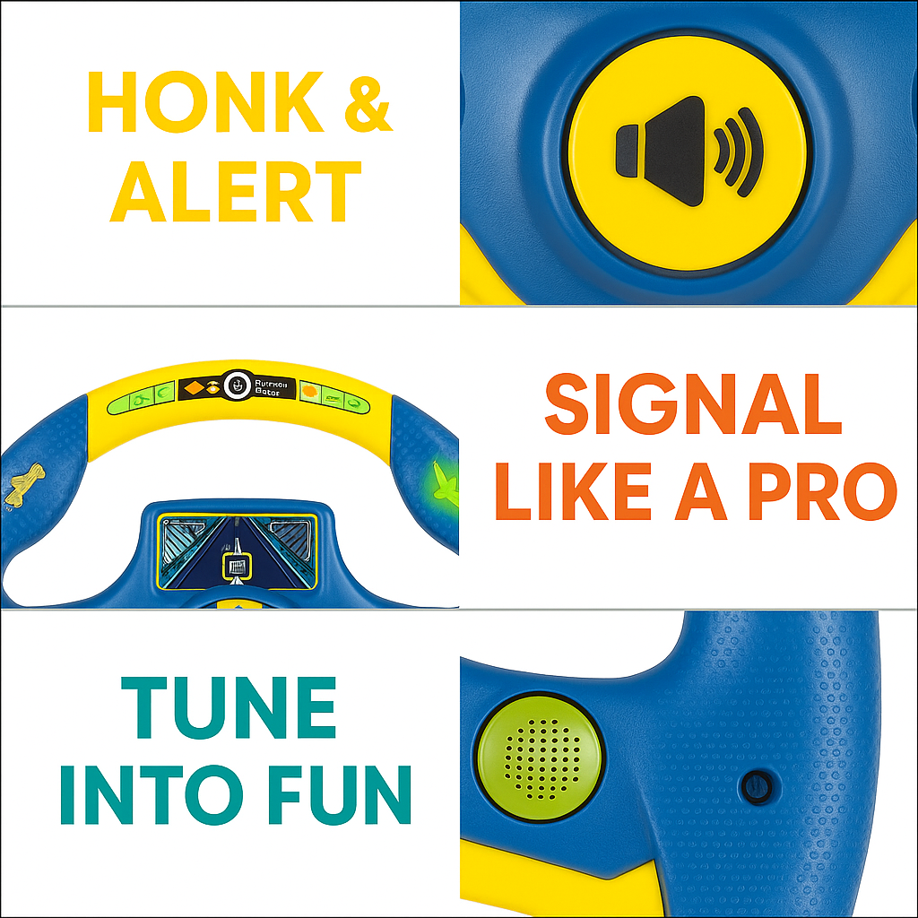 Kids Musical Steering Wheel Toy