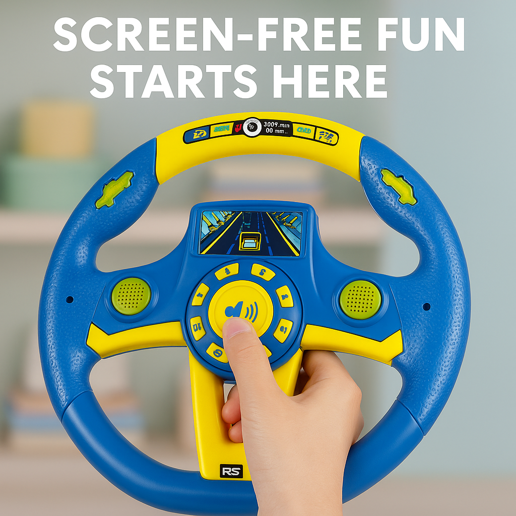 Kids Musical Steering Wheel Toy