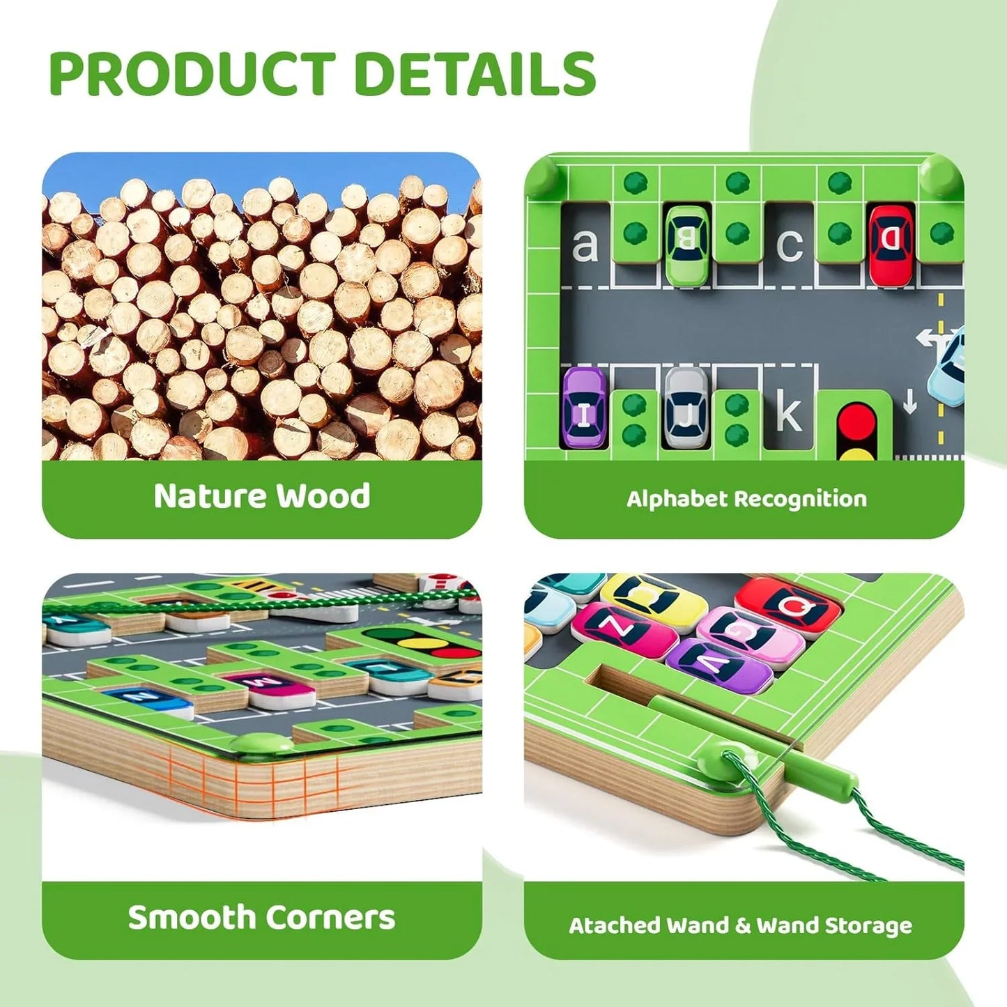 Montessori Vehicles Maze Board